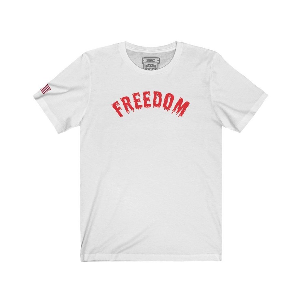 SBC Freedom Short Sleeve White Tee